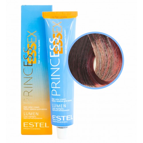 Краска для волос ESTEL PRINCESS ESSEX /65 фиолетово-красный (Lumen) 60 мл.
