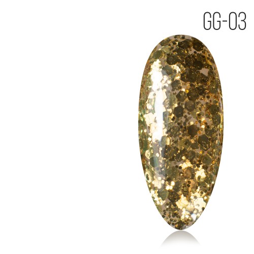 Гель-лак. Коллекция «Glitter Gel» № 03 MIO Nails 5 мл