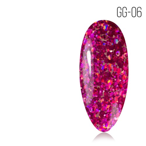 Гель-лак. Коллекция «Glitter Gel» № 06 MIO Nails 5 мл