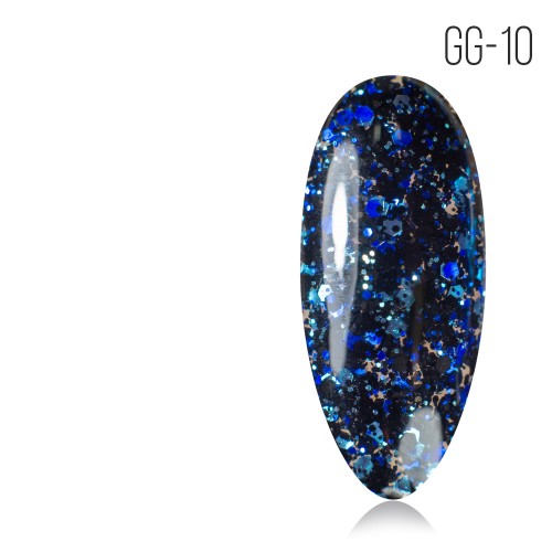 Гель-лак. Коллекция «Glitter Gel» № 10 MIO Nails 5 мл