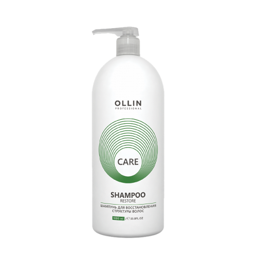 Ollin CARE Шампунь для восстановления структуры волос 1000мл