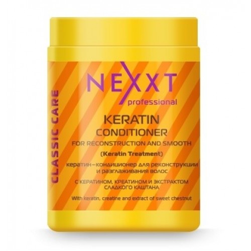 Кератин-кондиционер для реконструкции и/или выпрямления волос Nexxt Keratin Conditioner 1000 мл
