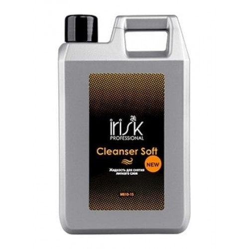 Жидкость щадящая для снятия липкого слоя Irisk Cleanser Soft, 500мл