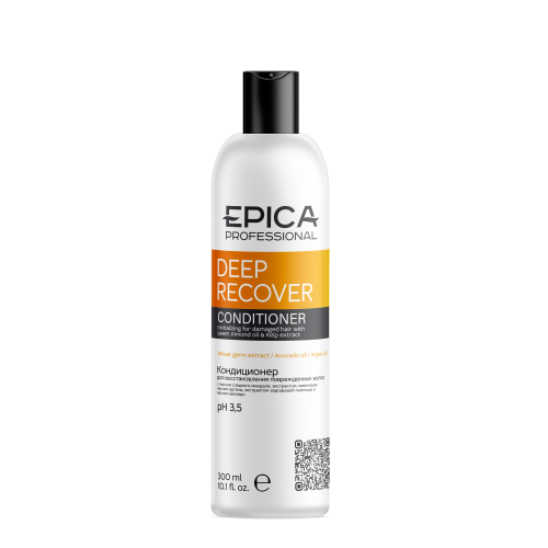 EPICA Professional Deep Recover Кондиционер для восстановления повреждённых волос с маслом сладкого миндаля и экстрактом ламинарии, 300 мл