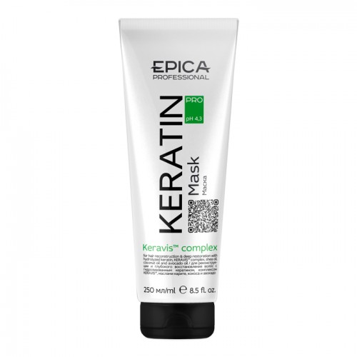 EPICA Professional Keratin PRO Кондиционер для реконструкции и глубокого восстановления волос с гидролизованным кератином, комплексом KERAVIS™ и маслом жожоба,1000мл