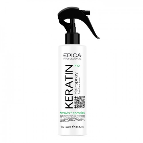 EPICA Professional Keratin PRO Маска для реконструкции и глубокого восстановления волос с гидролизованным кератином, комплексом KERAVIS™, маслами карите, кокоса и авокадо, 1000 мл.