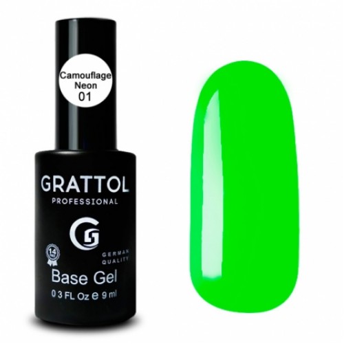 Grattol Rubber Base Camouflage Neon 01