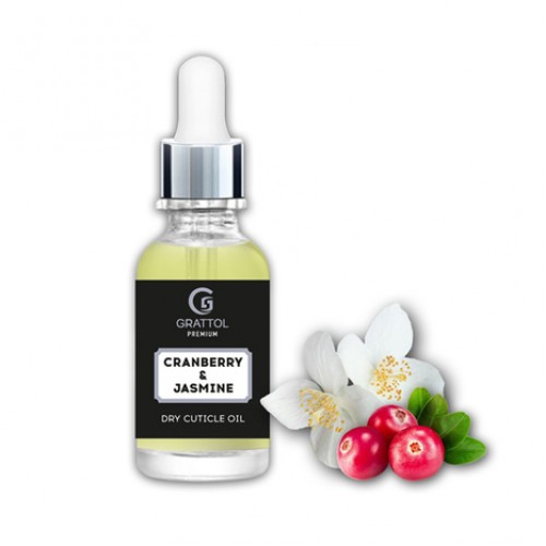 Grattol Premium Dry cuticle oil Cranberry & Jasmine 15 ml
