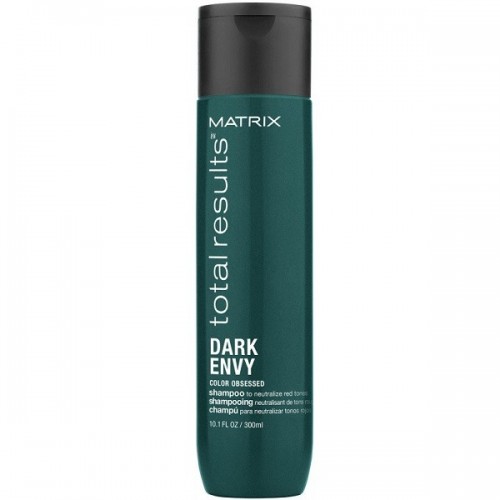Шампунь для нейтрализации красных оттенков тёмных тонов волос Matrix Total Results Dark Envy Shampoo, 300 мл