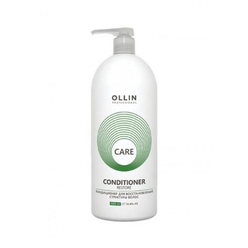 OLLIN CARE кондиционер для восстановления структуры волос 1000мл/ Restore Conditioner