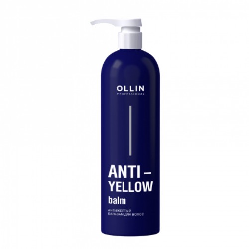 OLLIN PROFESSIONAL ANTI-YELLOW Антижелтый бальзам для волос 500мл 