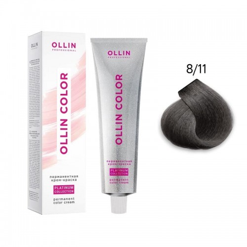 OLLIN COLOR Platinum Collection  8/11 100 мл Перманентная крем-краска для волос
