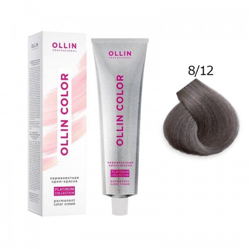 OLLIN COLOR Platinum Collection  8/12 100 мл Перманентная крем-краска для волос