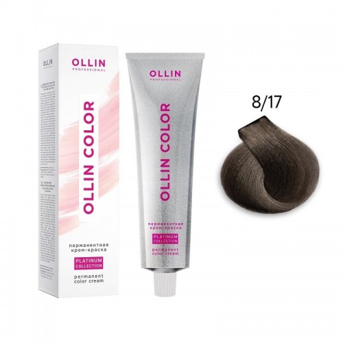 OLLIN COLOR Platinum Collection  8/17 100 мл Перманентная крем-краска для волос