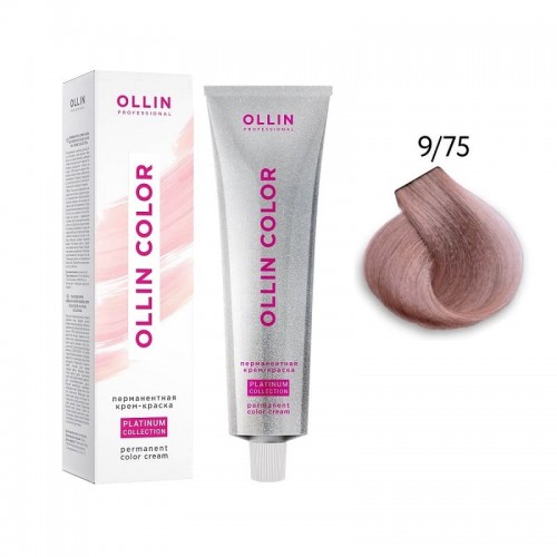OLLIN COLOR Platinum Collection  9/75 100 мл Перманентная крем-краска для волос
