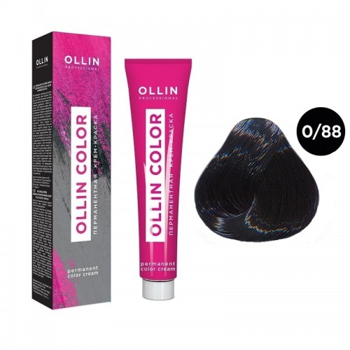OLLIN COLOR   0/88 корректор синий 100 мл Перманентная крем-краска для волос