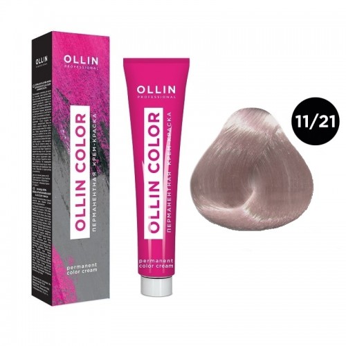 OLLIN COLOR 11/21 специальный блондин фиолетово-пепельный 100 мл Перманентная крем-краска для волос