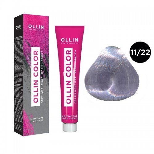 OLLIN COLOR 11/22 специальный блондин фиолетовый 100 мл Перманентная крем-краска для волос