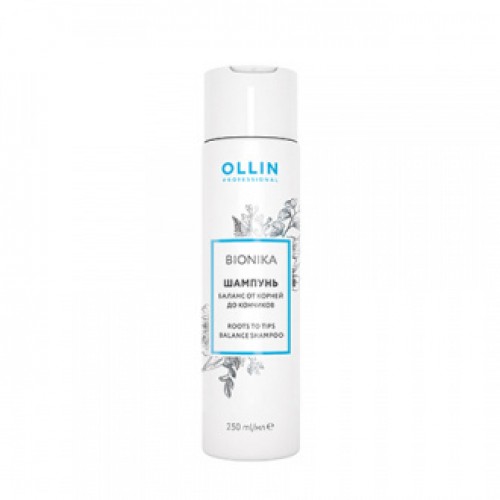 OLLIN BioNika Шампунь Баланс от корней до кончиков 250мл/ Roots To Tips Balance Shampoo  