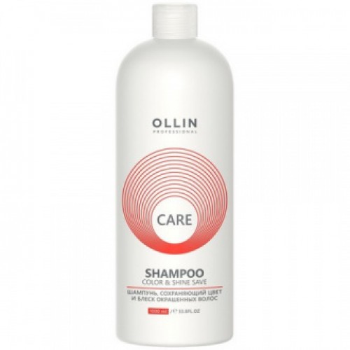 OLLIN CARE Шампунь,сохраняющий цвет и блеск окрашенных волос,1000 мл