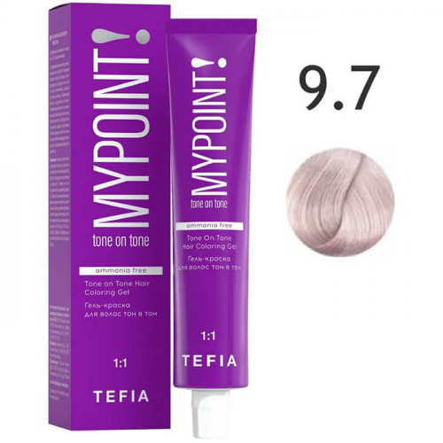 MYPOINT 9.7 очень светлый блондин фиолетовый,Гель-краска для волос тон в тон,60 мл
