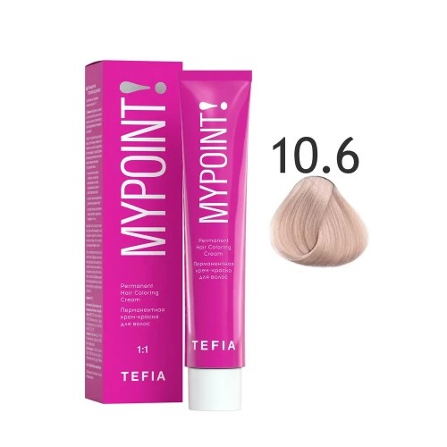 MYPOINT Перманентная крем-краска для волос 10.6  ,60 мл