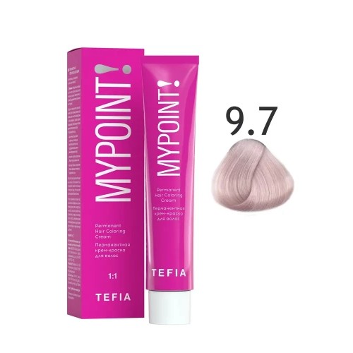 MYPOINT Перманентная крем-краска для волос 9.7 очень светлый блондин фиолетовый,60 мл