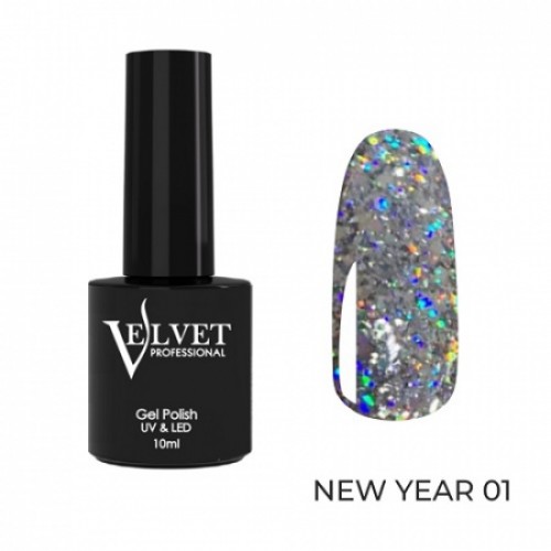 Velvet, Гель-лак  New Year 01 (10 мл)