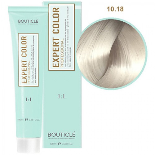 Краска для волос  10/18 светлый блондин пепельно-жемчужный Bouticle Expert Color, 100 мл