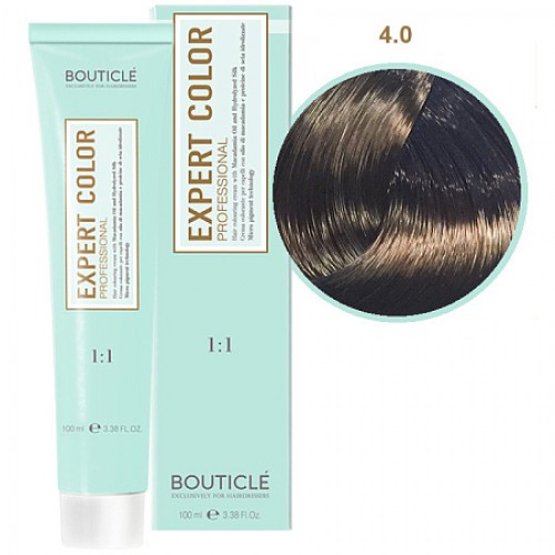 Краска для волос  4/0 шатен Bouticle Expert Color, 100 мл