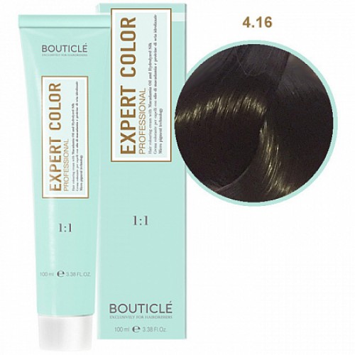 Краска для волос  4/16 шатен пепельно-фиолетовый Bouticle Expert Color, 100 мл