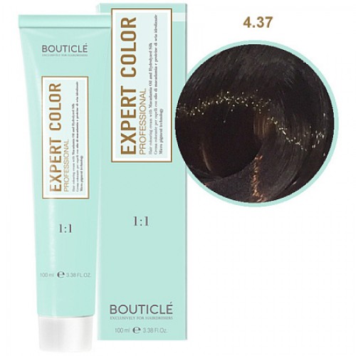 Краска для волос  4/37 шатен золотисто-коричневый Bouticle Expert Color, 100 мл