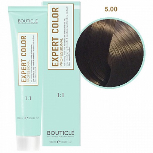 Краска для волос  5/00 светлый шатен для седины Bouticle Expert Color, 100 мл