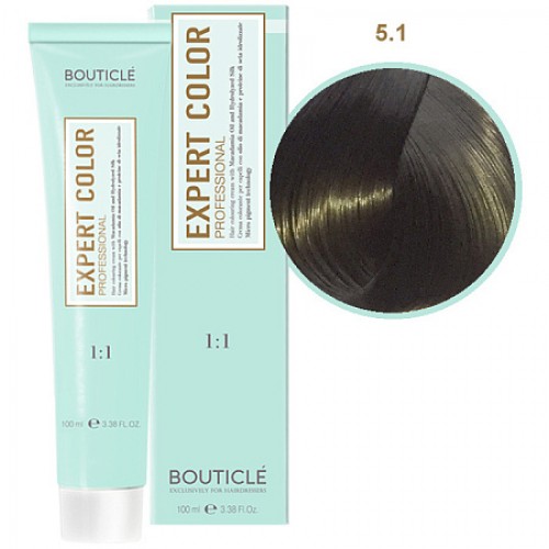 Краска для волос  5/1 светлый шатен пепельный Bouticle Expert Color, 100 мл