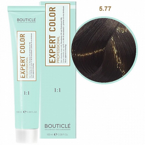 Краска для волос  5/77 светлый шатен интенсивный шоколадный  Bouticle Expert Color, 100 мл