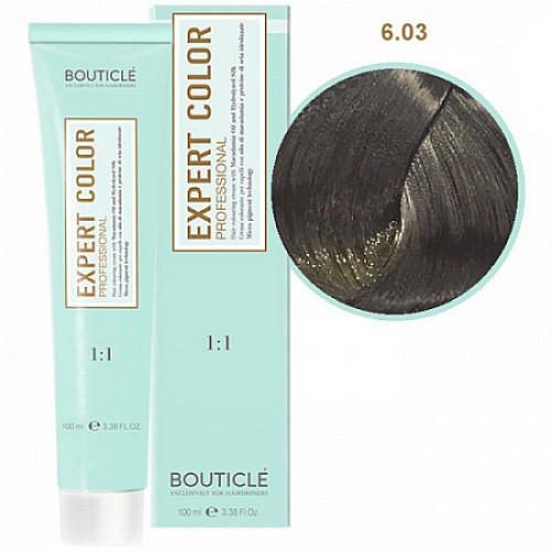 Краска для волос  6/03 темно-русый натурально-золотистый Bouticle Expert Color, 100 мл