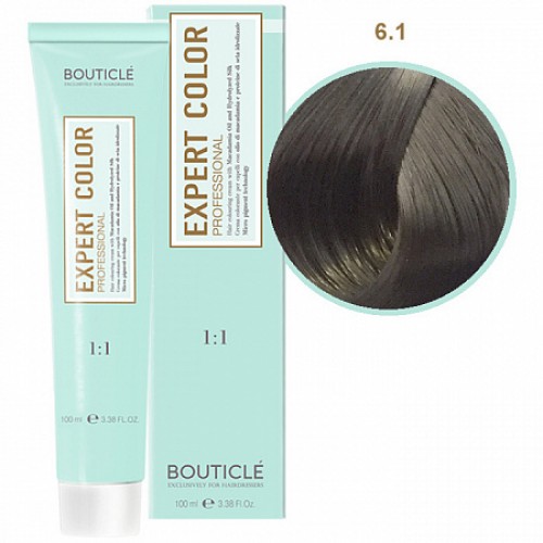 Краска для волос  6/1 темно-русый пепельный Bouticle Expert Color, 100 мл