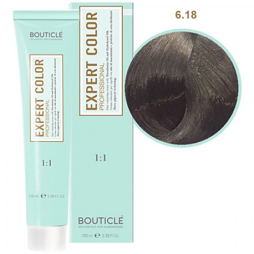 Краска для волос  6/18 темно-русый пепельно-жемчужный Bouticle Expert Color, 100 мл