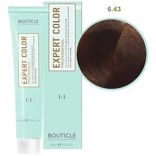 Краска для волос  6/43 темно-русый медно-золотистый Bouticle Expert Color, 100 мл