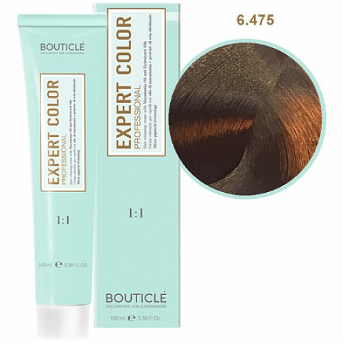 Краска для волос  6/475 темно-русый медно-махагоновый Bouticle Expert Color, 100 мл