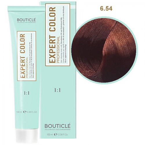 Краска для волос  6/54 темно-русый красно-медный Bouticle Expert Color, 100 мл