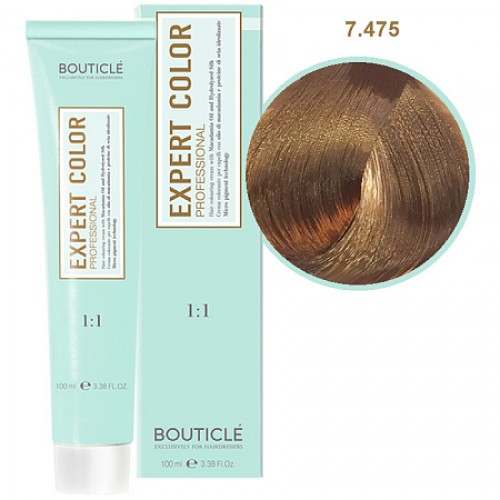 Краска для волос  7/475 русый медно-махагоновый Bouticle Expert Color, 100 мл