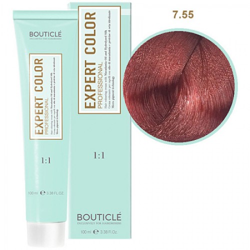 Краска для волос  7/55 русый интенсивный красный Bouticle Expert Color, 100 мл