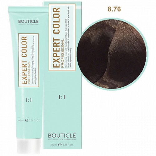Краска для волос  8/76 светло-русый коричнево-фиолетовый Bouticle Expert Color, 100 мл