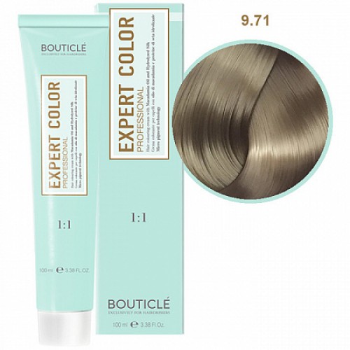 Краска для волос  9/71 блондин коричнево-пепельный Bouticle Expert Color, 100 мл