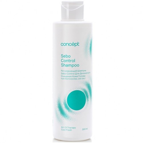Регулирующий шампунь для жирных волос Concept Sebo Control Shampoo 300 мл