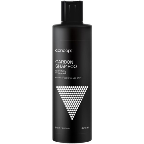 Шампунь угольный для волос Concept Men Carbon Shampoo, 300 мл