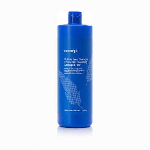Шампунь бессульфатный для деликатного очищения поврежденных волос Concept Soft Care Sulfate Free Shampoo 1000 мл