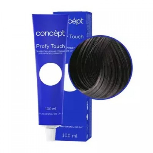 Стойкая крем-краска для волос CONCEPT PROFY TOUCH  3.0 Темный шатен, 100 мл