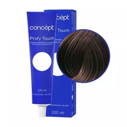 Стойкая крем-краска для волос CONCEPT PROFY TOUCH  4.77 Глубокий тёмно-коричневый, 100 мл
